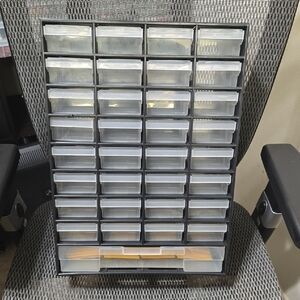 Black and Gray Storage Drawer Organizer